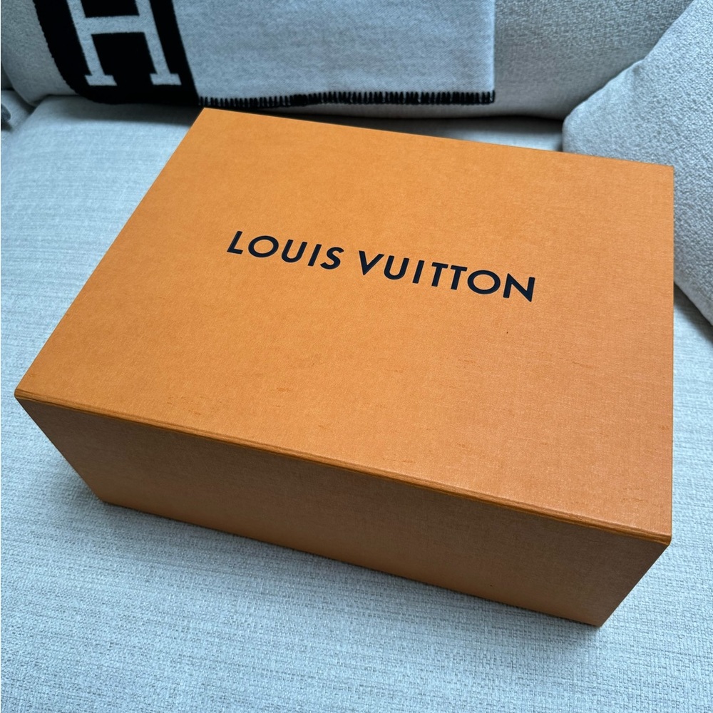 LV BOX AND DUST BAG